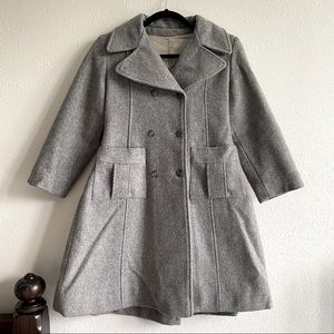 *Vintage* Rothschild Thick Grey Peacoat